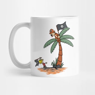 Calvin and Hobbes Pirate Mug